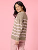Idaho Stripe Print Knit - Natural Blush rc&co