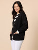 Manhattan Zip Knit Cardigan - Black rc&co
