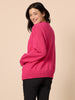 Manhattan Zip Knit Cardigan - Hot Pink rc&co