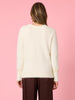 La Perla Embellished Knit with Scarf - Ivory rc&co
