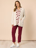 Bordeaux Spot Print Top - Shiraz Multi