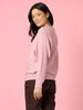 Billie Ribbed Batwing Knit - Blush rc&co