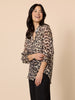 Cheetah Print Sheer Shirt - Animal rc&co