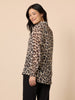 Cheetah Print Sheer Shirt - Animal rc&co