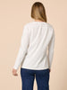 The Cupid Embroidered Long Sleeve Tee - Ivory rc&co