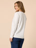 The Cupid Embroidered Long Sleeve Tee - Ivory rc&co