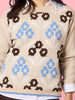 Vermont Floral Print Knit Jumper - Natural Multi rc&co