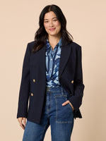 Newport Double Breasted Blazer - Navy