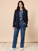 Hudson High Rise Wide Leg Jean - Blue Wash