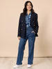 Newport Paisley Print Sheer Shirt - Blue/Multi rc&co