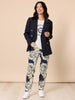 Newport Floral Print Pant - Navy Multi rc&co