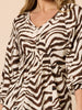 Metropolitan Animal Print Dress - Natural Multi rc&co