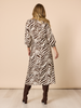 Metropolitan Animal Print Dress - Natural Multi rc&co