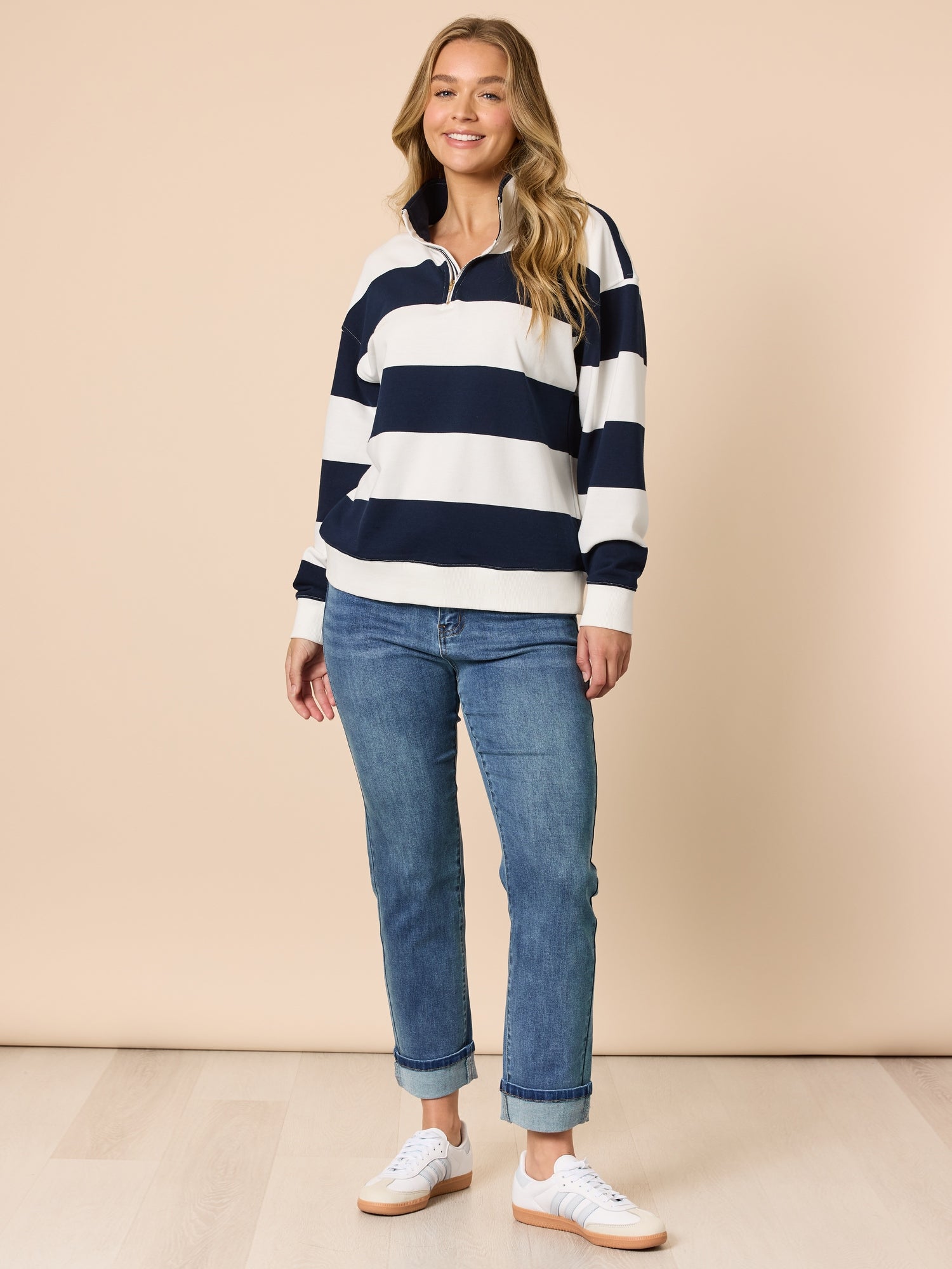 Retro Cuff Straight Leg Jean - Denim – RC & Co