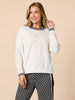 NYC Sports Embroidered Top - Ivory rc&co