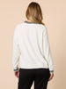 NYC Sports Embroidered Top - Ivory rc&co