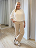 Hudson Wide Leg Jean - Natural