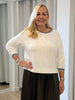 NYC Sports Embroidered Top - Ivory