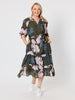 Colorado Floral Print Dress - Khaki Multi