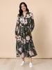 Colorado Floral Print Dress - Khaki Multi RC&CO