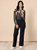 Colorado Floral Print Sheer Shirt - Khaki Multi rc&co