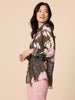 Colorado Floral Print Sheer Shirt - Khaki Multi rc&co