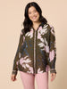 Colorado Floral Print Sheer Shirt - Khaki Multi rc&co