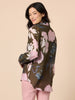 Colorado Floral Print Sheer Shirt - Khaki Multi rc&co