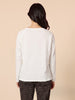 Harper Pearl Bow Tee - Ivory