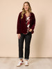 Aspen Print Top - Shiraz rc&co