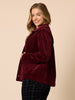 Chateau Velvet Cord Jacket - Shiraz