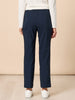 Evie Stretch Straight Leg Pant - Navy