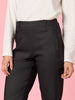 Evie Stretch Straight Leg Pant - Charcoal