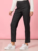 Evie Stretch Straight Leg Pant - Charcoal