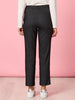 Evie Stretch Straight Leg Pant - Charcoal