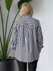 Amour Stripe Shirt - Black/White