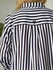 Amour Stripe Shirt - Black/White