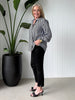 Amour Stripe Shirt - Black/White