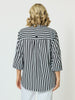 Amour Stripe Shirt - Black/White