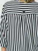 Amour Stripe Shirt - Black/White