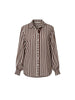 Amour Stripe Shirt - Chocolate/White rc&co
