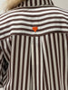 Amour Stripe Shirt - Chocolate/White