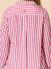 Amour Stripe Print Shirt - Pink White