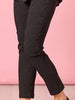 Mila Print Slim Leg Pant - Black rc&co