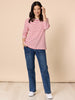 Hudson High Rise Wide Leg Jean - Blue Wash