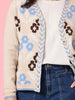 Vermont Floral Print Knit Cardigan - Natural Multi rc&co