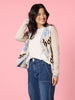 Vermont Floral Print Knit Cardigan - Natural Multi rc&co