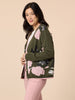 Colorado Floral Print Knit Cardigan - Khaki Multi rc&co