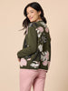 Colorado Floral Print Knit Cardigan - Khaki Multi rc&co