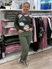 Colorado Floral Print Knit Jumper - Khaki Multi